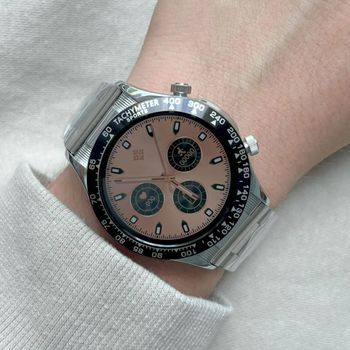 Zegarek męski Smartwatch Rubicon na srebrnej bransolecie RNCE94 z rozmowami. Zegarek męski Smartwatch. Zegarek Rubicon z rozmowami dla mężczyzny na prezent. Smartwatch z rozmowami na srebrnej bransolecie (2).jpg